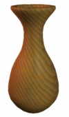 Wood Vase